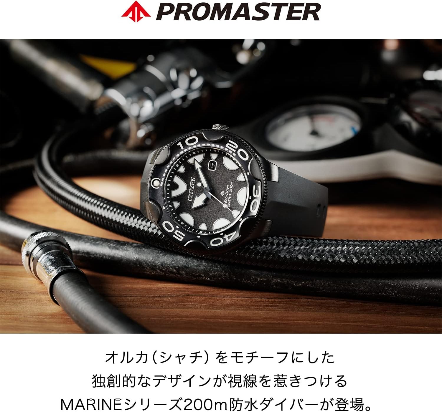 New Citizen BN0235-01E PROMASTER Mens Watch 200m Black Solar Japan