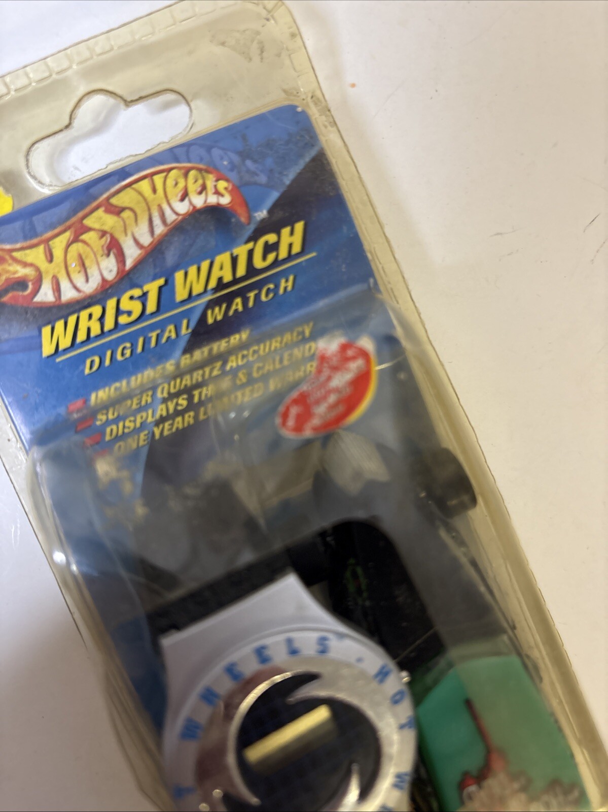Hot Wheels Race Digital Wrist Watch – w/Muscle Tone Car in Black – NIB