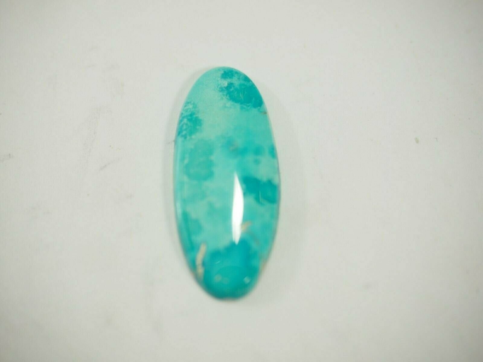 12.01 carat Natural Turquoise Mountain Cabochon 24.6 x 15.8 x 3.7mm TC-137 GEM