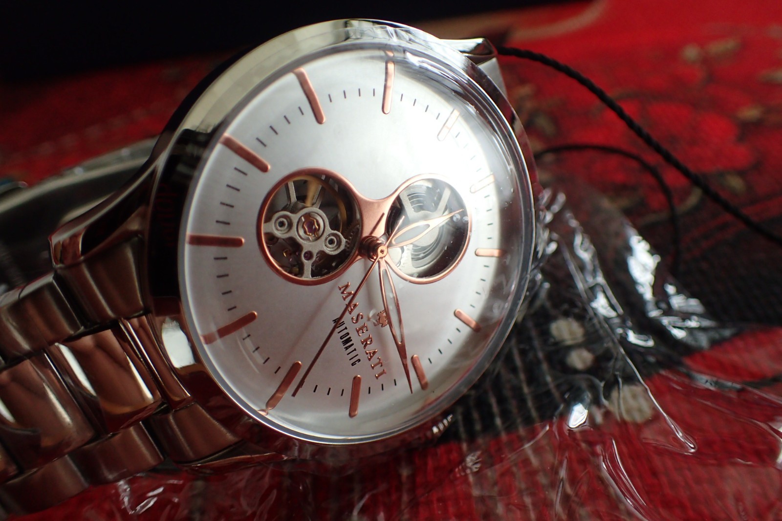Maserati R8823125001 Men’s Tradizione White Dial Automatic Watch unique box/tag
