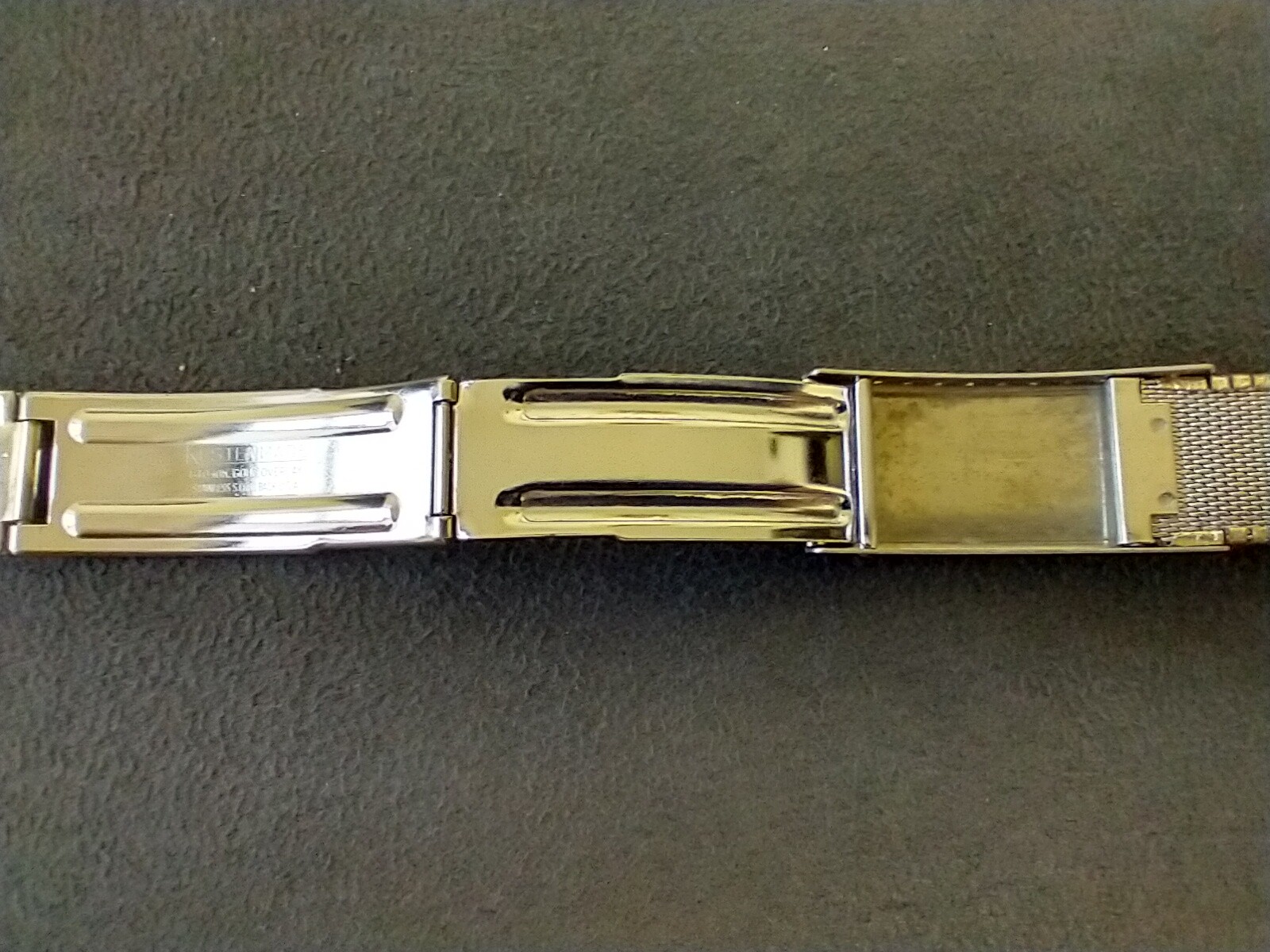 Vintage Kestenmade Mesh 1/40 10k Gold Overlay In Good Condition 16 1/2mm Lug