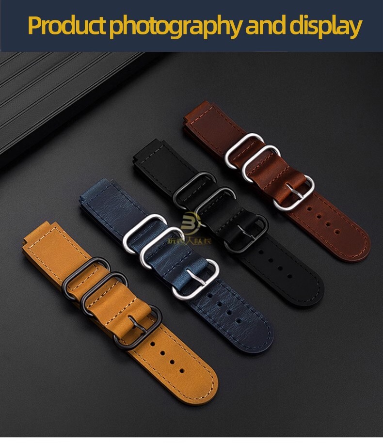 For Casio AE-1200 AE-1300 AE-1500 Retro Frosted Cowhide Strap Convex interface