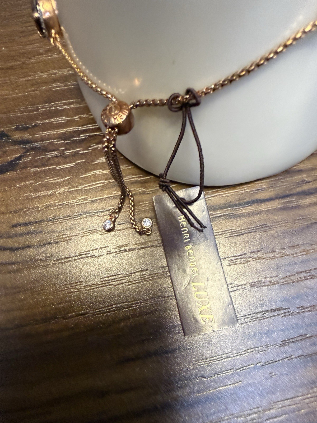 Henri Bendel Luxe Oval Halo Bolo Slider Bracelet