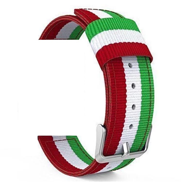 Nylon Sport Band Stripe Strap for Apple Watch Series 7 6 5 4 3 41/45mm iWatch SE