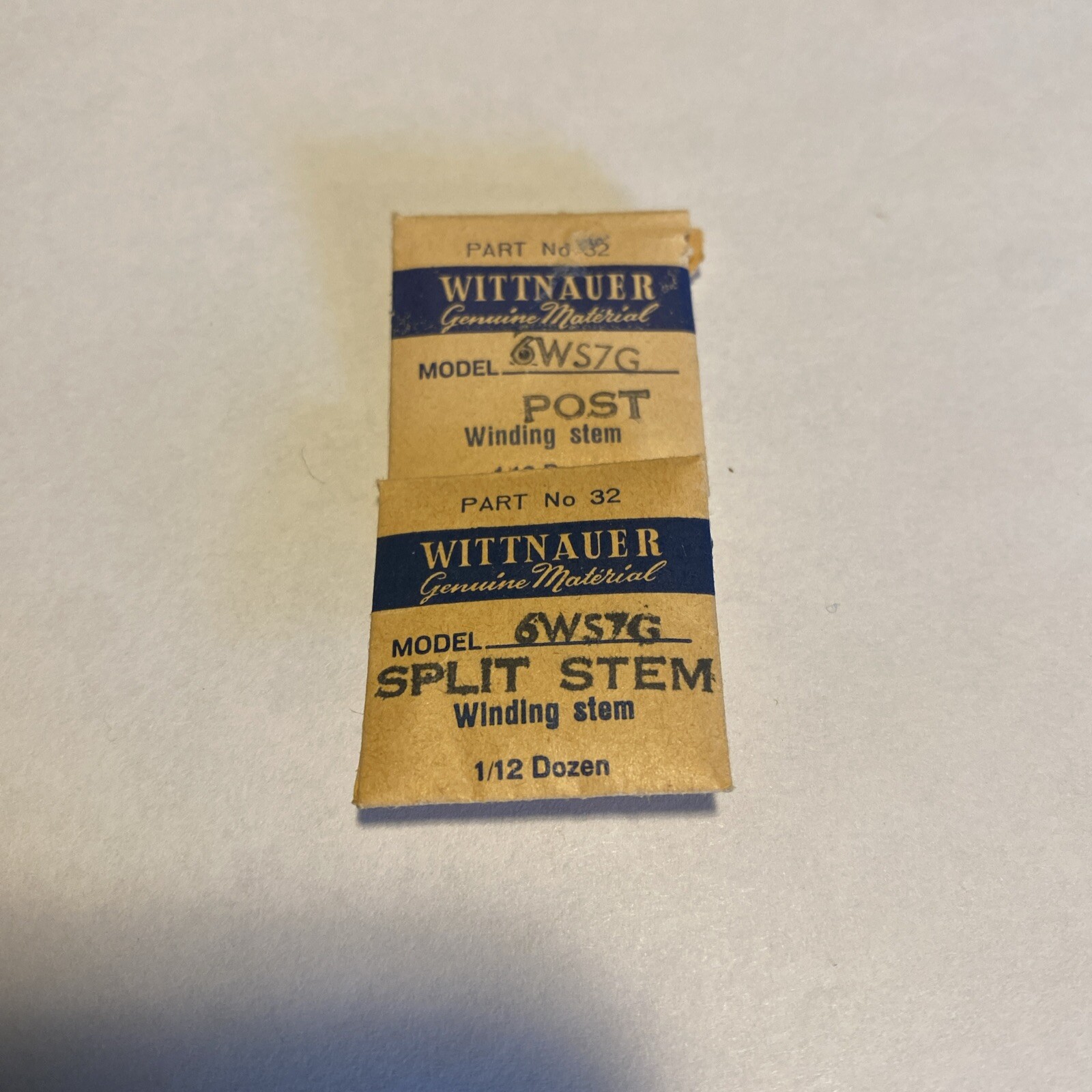 NOS Wittnauer Split Stem & Post #32 #404 Several Models 6WS7G C7D 10M 10THG 11BG