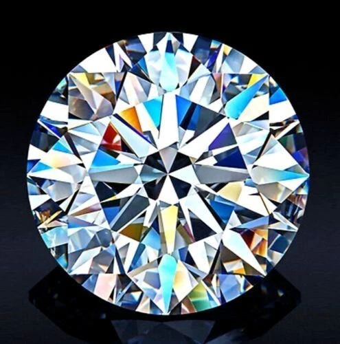 20 Pcs Natural White Diamond 6 MM Round Cut VVS1 D Grade Certified Loose Gems