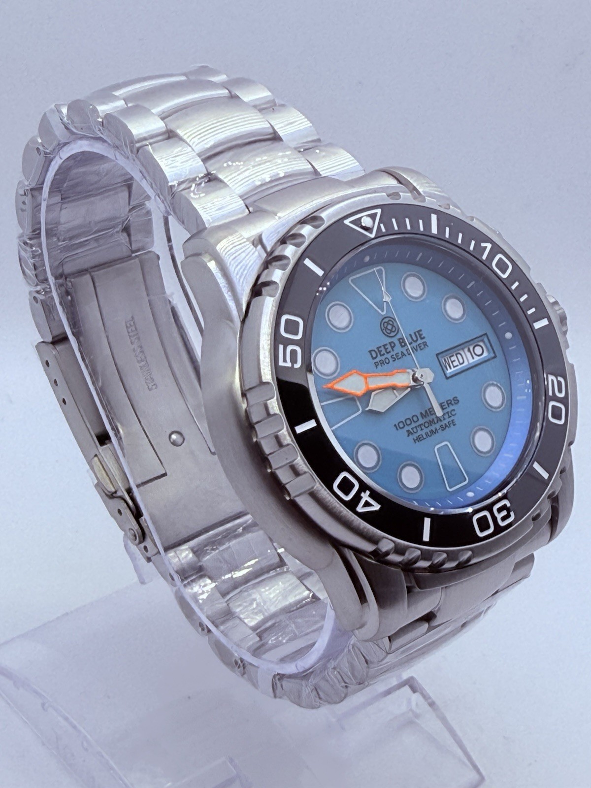 Deep Blue PRO SEA DIVER 1000M AUTO DIVE WATCH-BLUE FULL LUME DIAL/NEW‼️