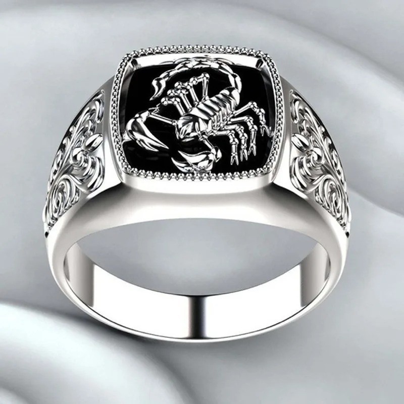 925 Sterling Silver Men’s Ring Wedding Band Luxury Anniversary Party Gift