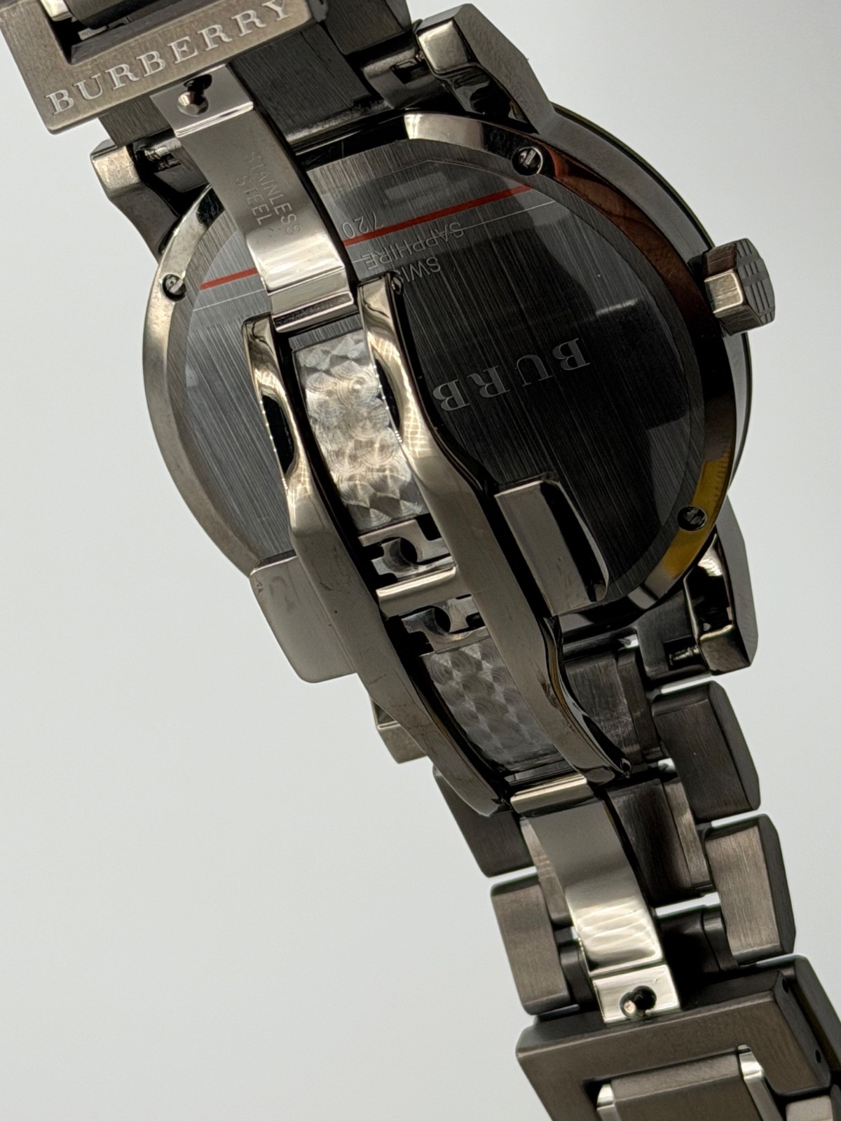 BURBERRY The City BU9902 Stainless Steel Gunmetal Dial 42 mm Wristwatch