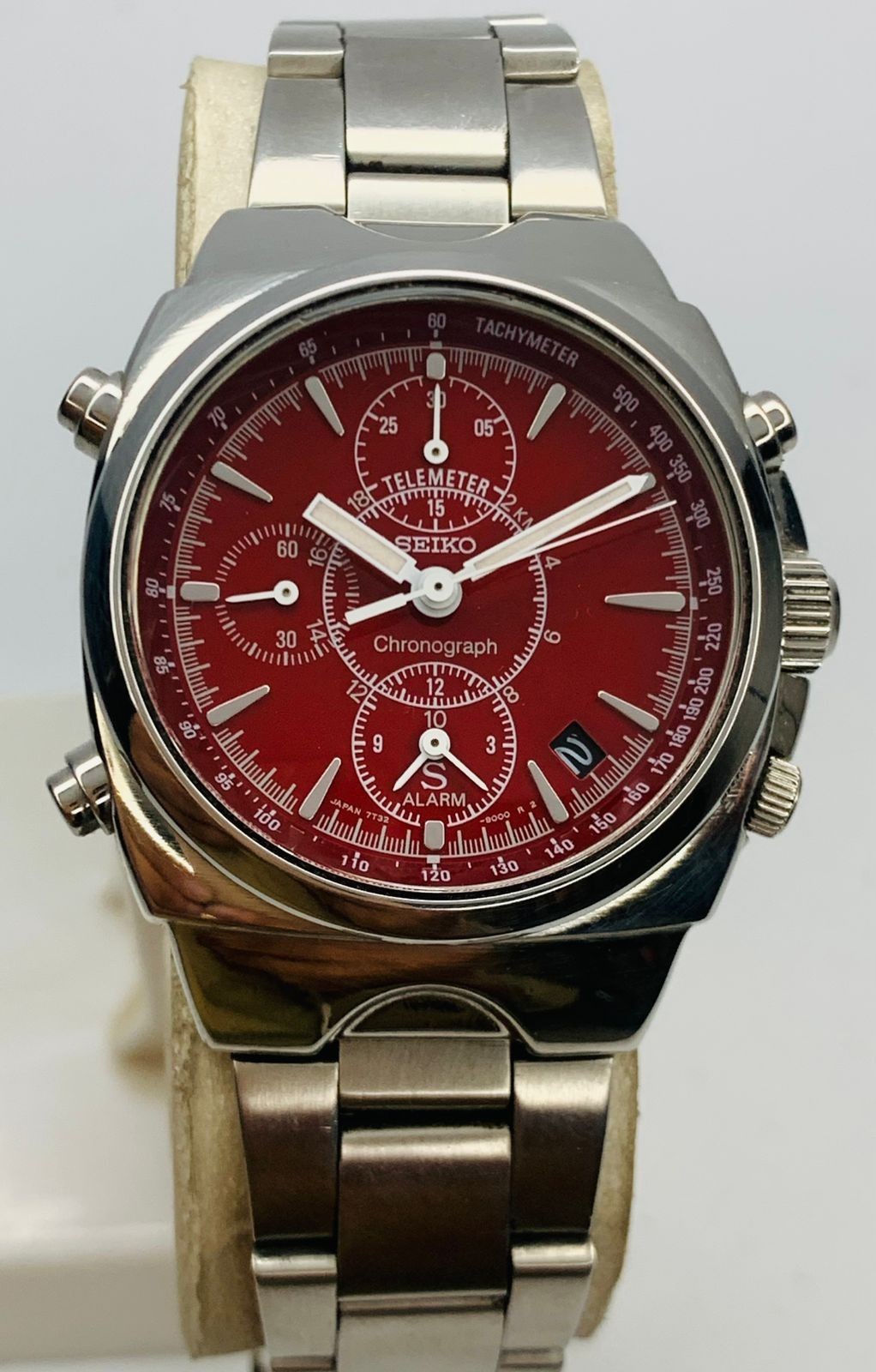 Vintage Seiko SUS Chronograph 7T32-9000 Men’s Quartz Watch