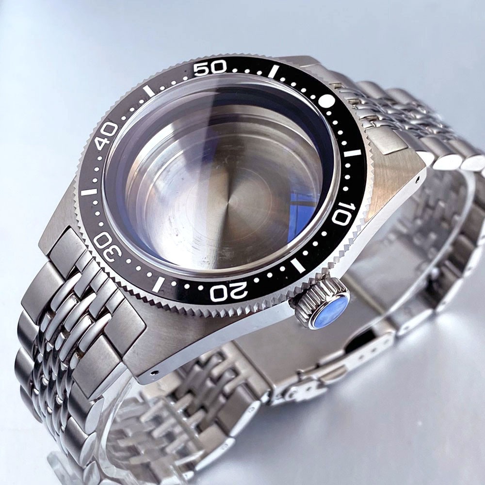 62MAS Case Fit NH35 PT5000 Automatic Diver Watch Case 300M Waterproof ARSapphire