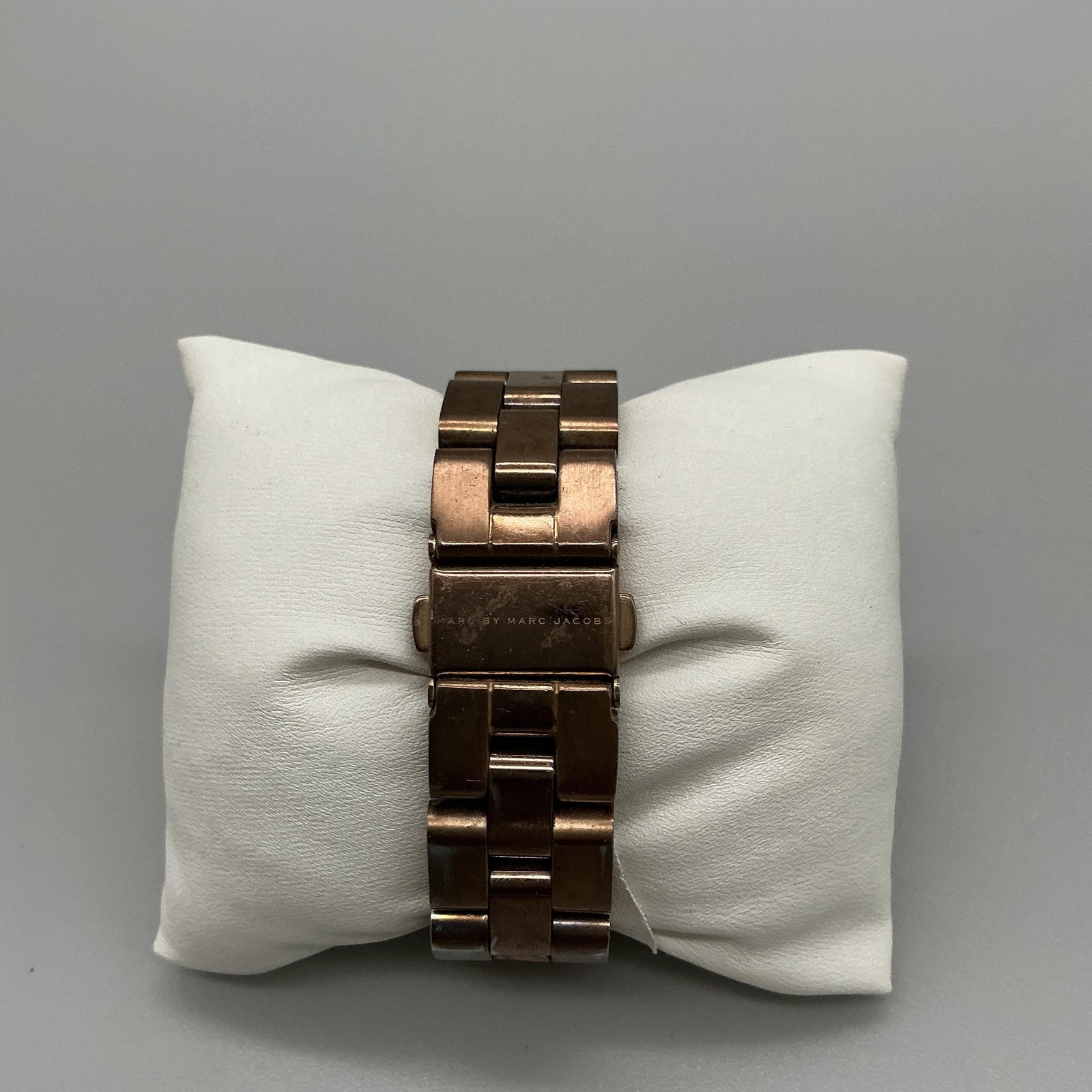 Marc By Marc Jacobs Womens Watch 37mm Rose Gold Tone Stainless New Battery 6.25″