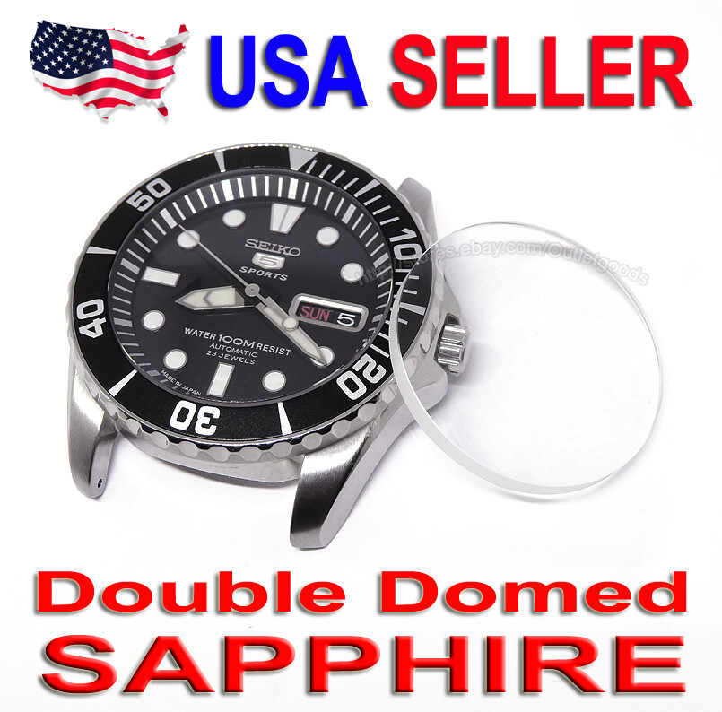31mm Double Domed Flat AR Sapphire Crystal for Seiko SEA URCHIN SNZF17 7S36-03C0