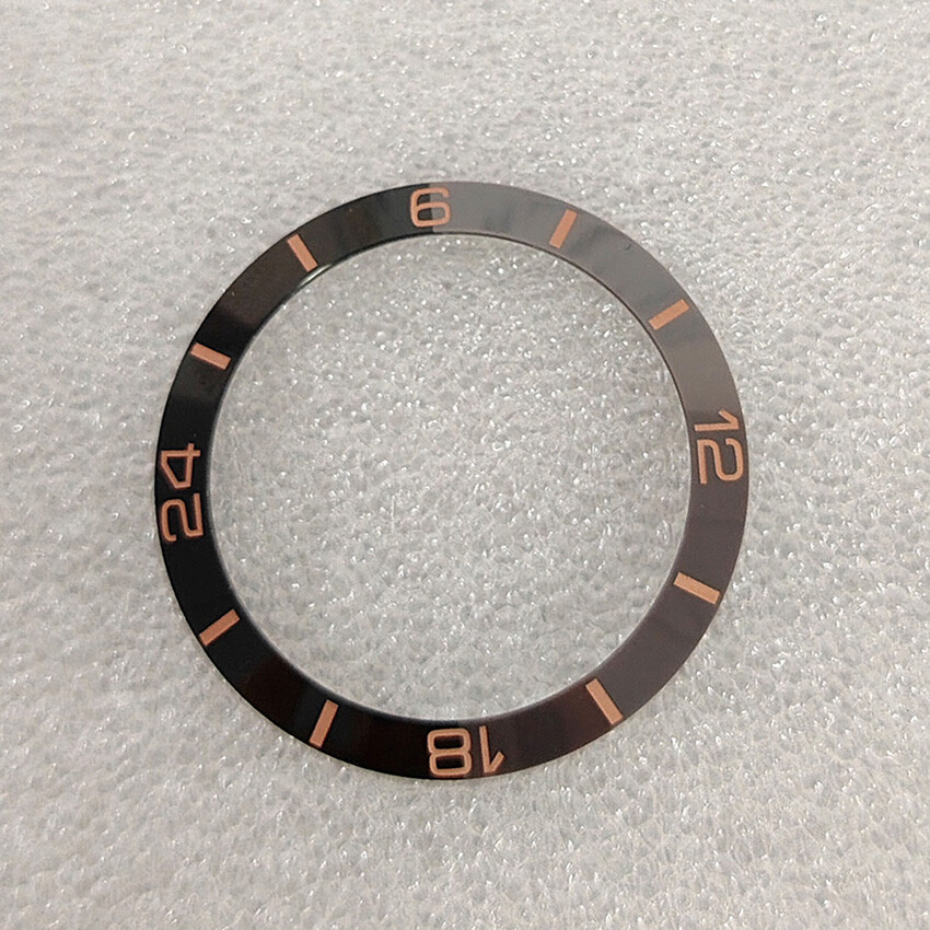 38MM Two-color Bevelled Ceramic Bezel Watch Insert Ring Inside Diameter 30.5MM