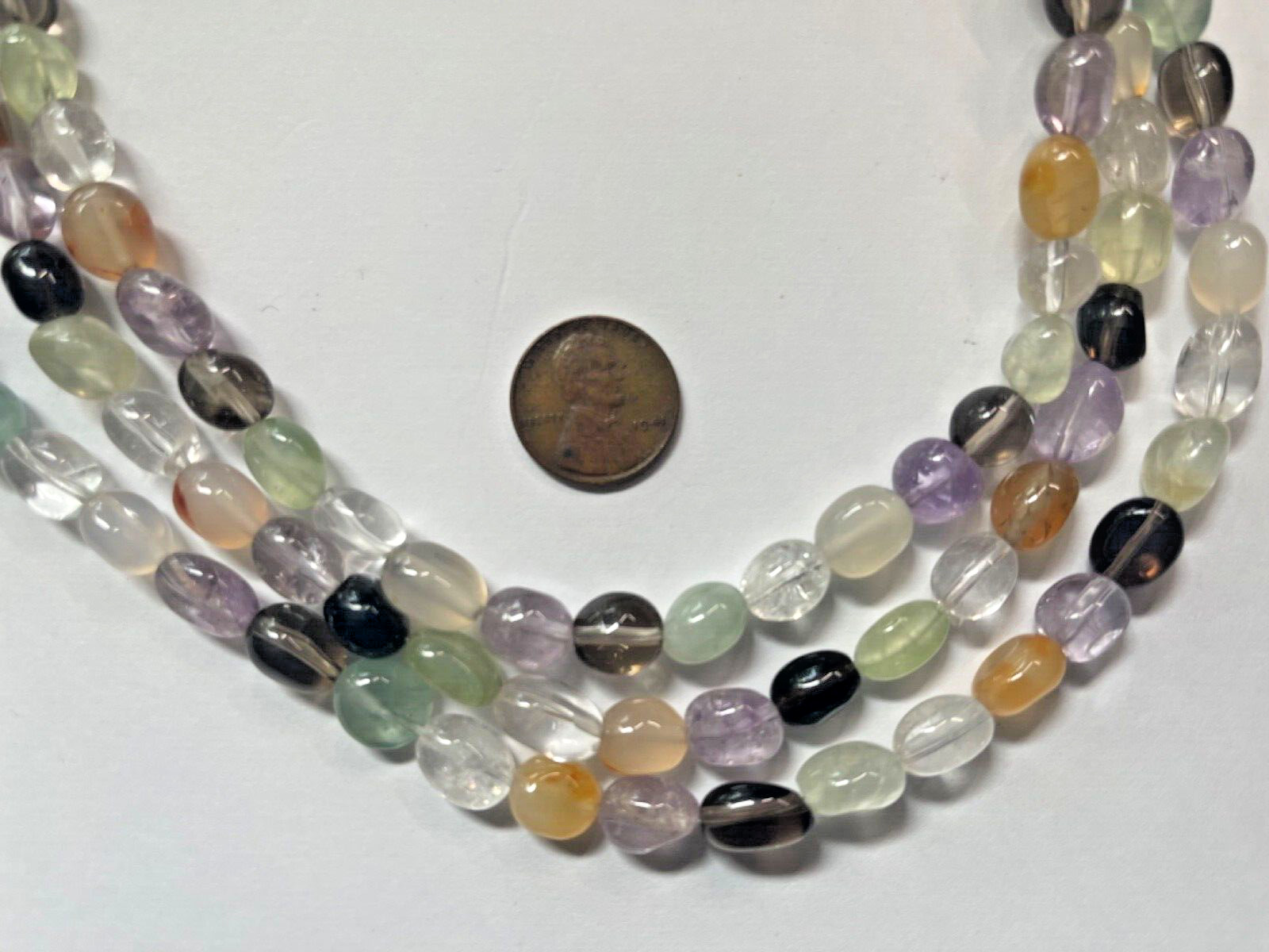 THREE (3) STRANDS 16″ OVAL SMOOTH BRAZIL MIX NUGGETS 10X8 MM BELOW WHOLESALE!!!