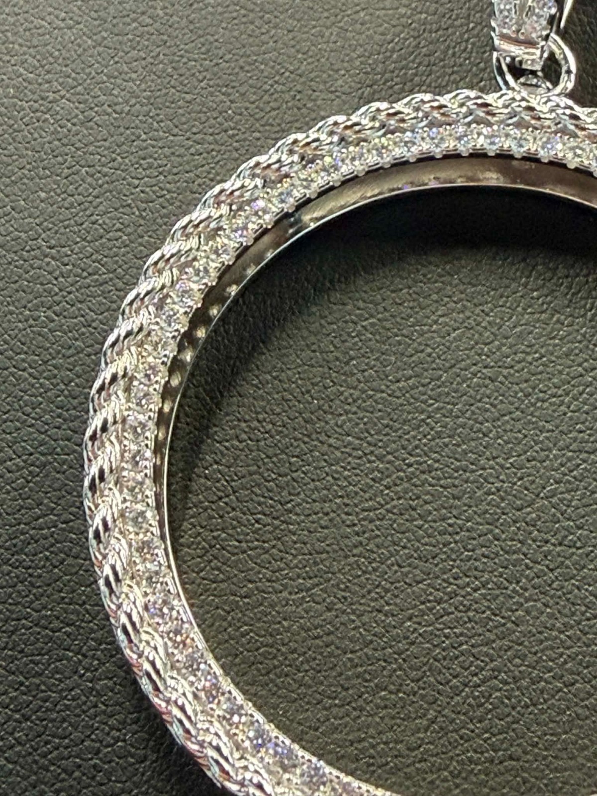Sterling Silver Moissanite Bezel For 1oz Silver Libertad Centenario Mexico Coin