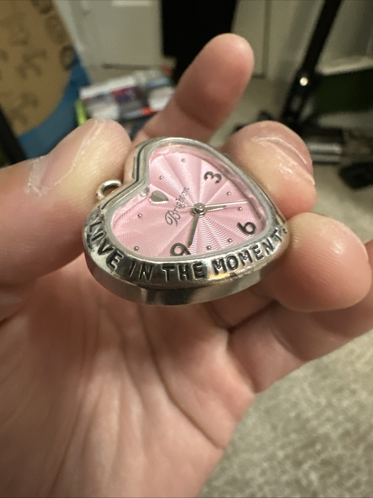 Heart Live In The Moment Pendant