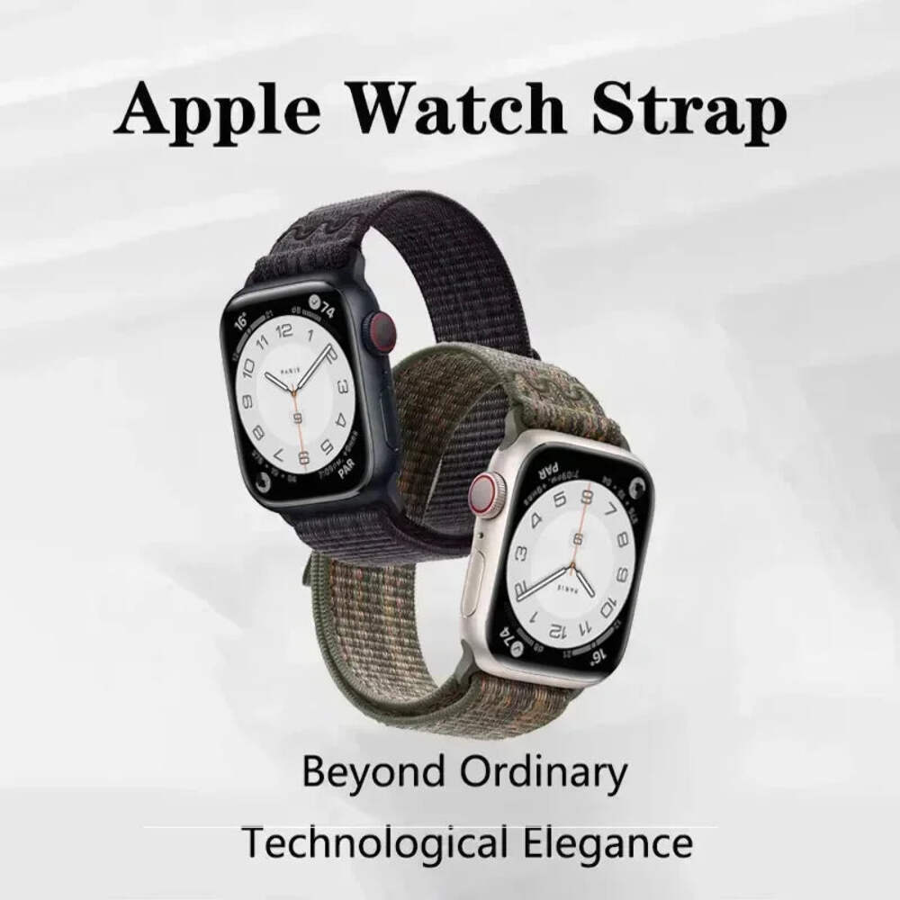 Nylon Band for Apple Watch Band Ultra 2 49mm 44mm 40mm 45mm 41mm 42mm 40mm Brace