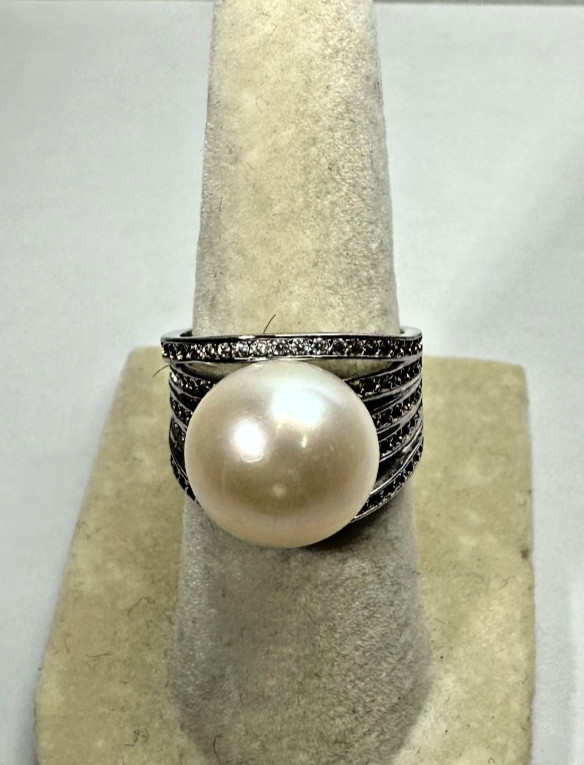 Vintage Designer FZN 925 China Ring – 5.92g Size 4.5