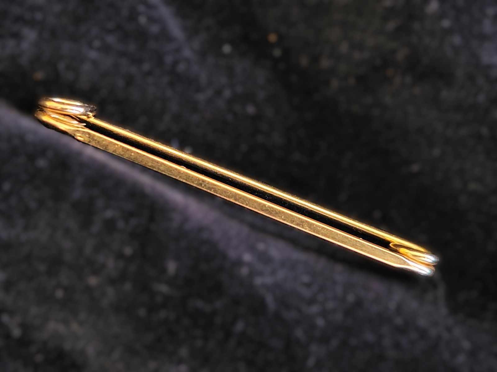 Vintage 1960-1970 Gold-plated Men’s TIE TACK / Tie Clip by SWANK – b1308