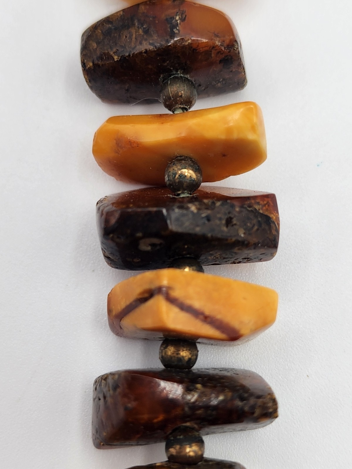 Vintage Graduated Genuine Baltic Amber W/ Butterscotch Multi Variation Necklace
