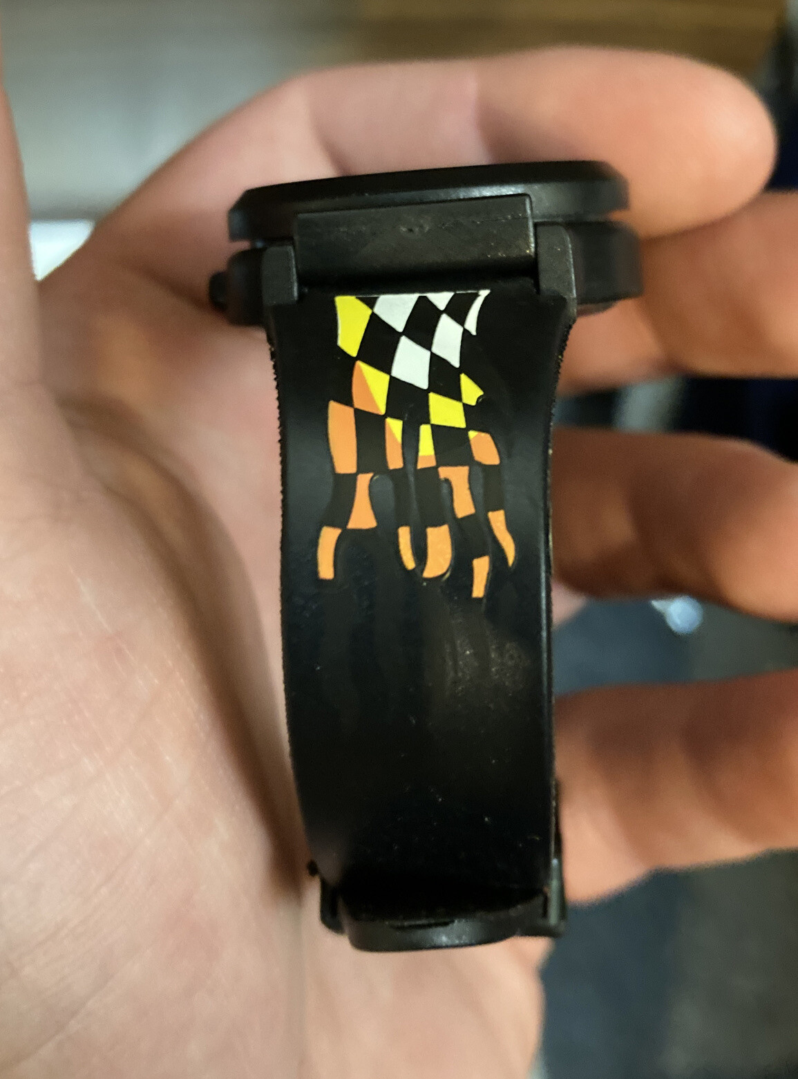 Hot Wheels Digital Watch 1994 Race Hard Finish 1st Bad To The Bone