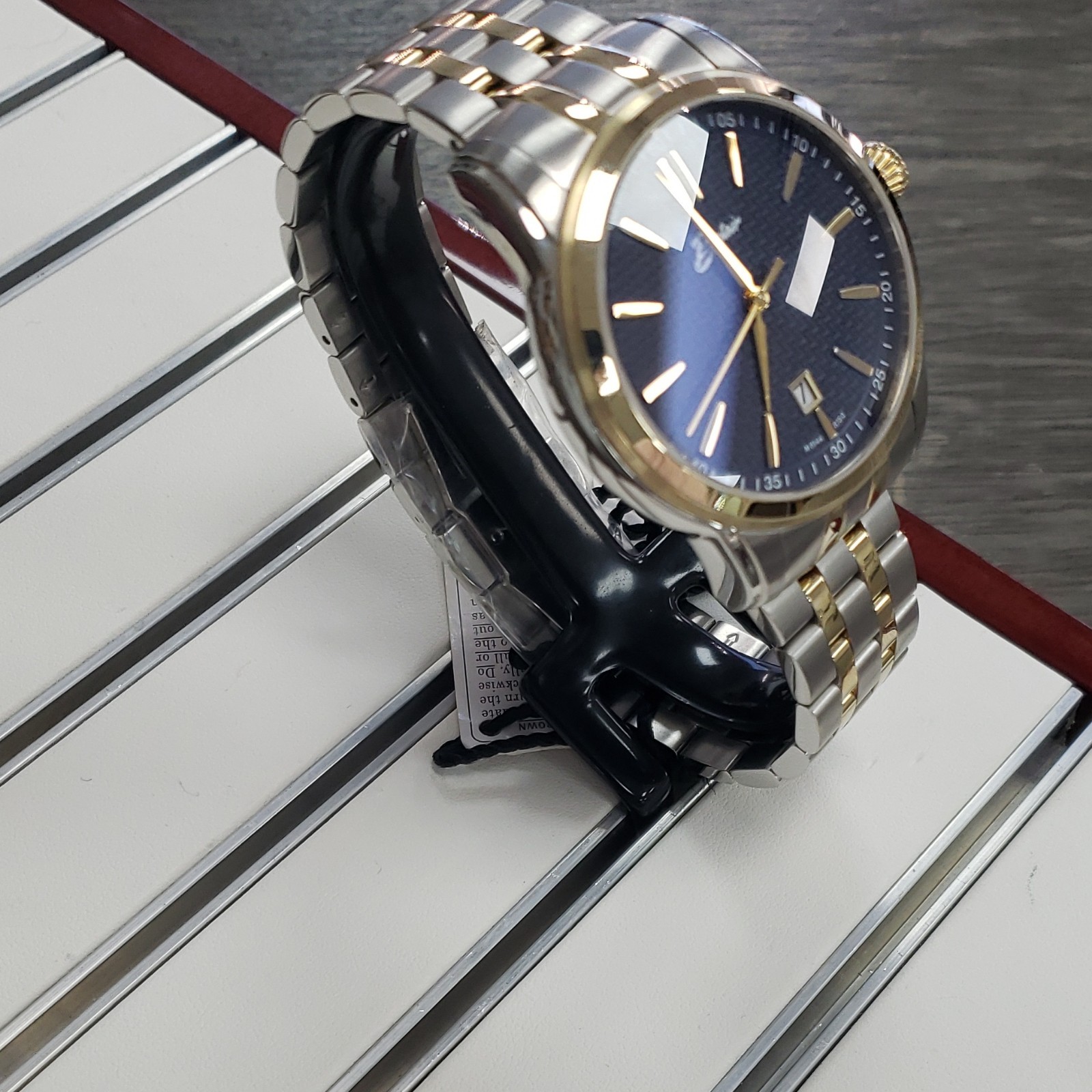 Belair Men’s Two-Tone Stainless Steel Analog Wristwatch Blue Dial