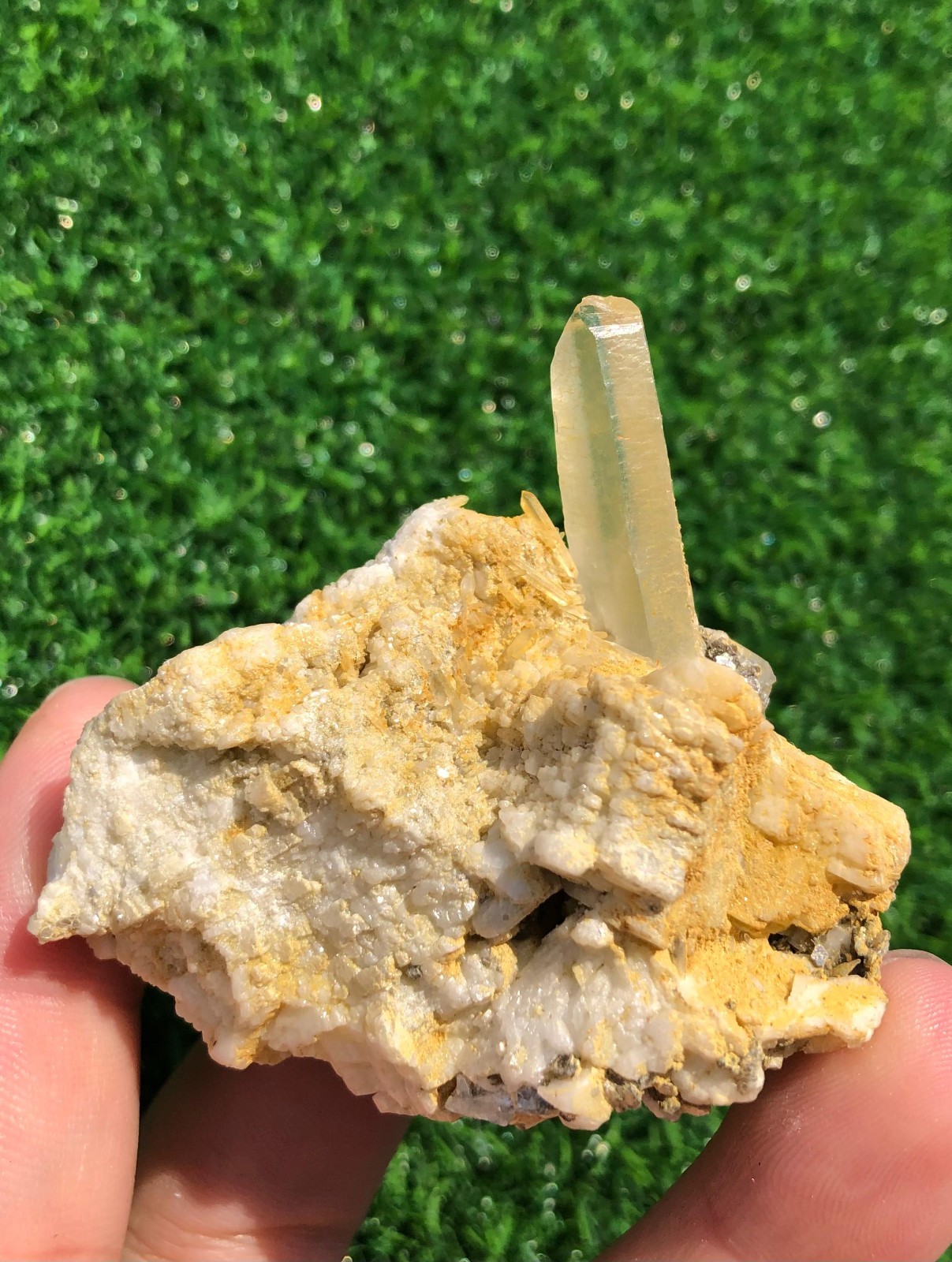 40g natural topaz quartz crystal specimen[ raw materials stone display piece]