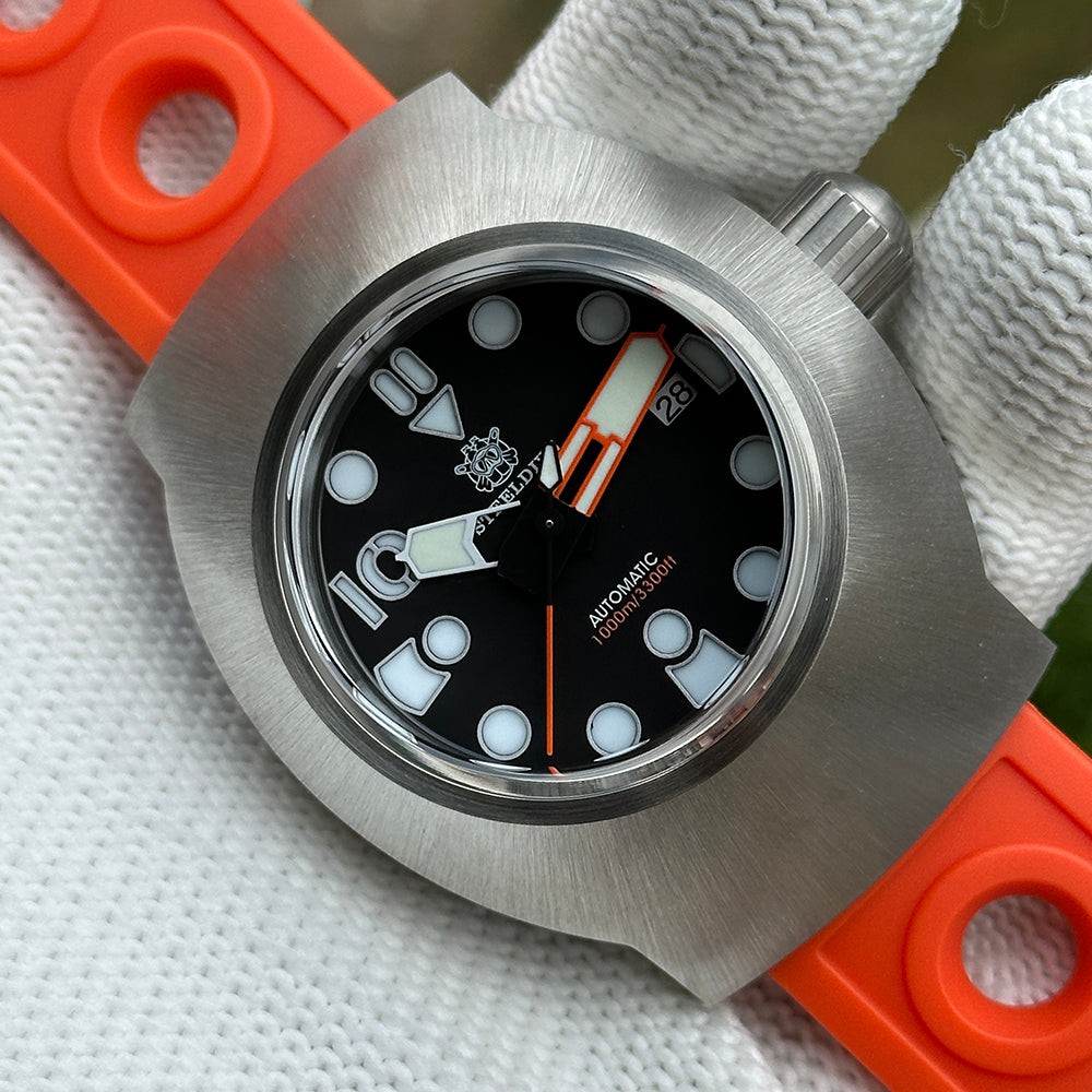 STEELDIVE SD1920 Mens 45mm 1000M Automatic Dive Watch NH35 Steel Number