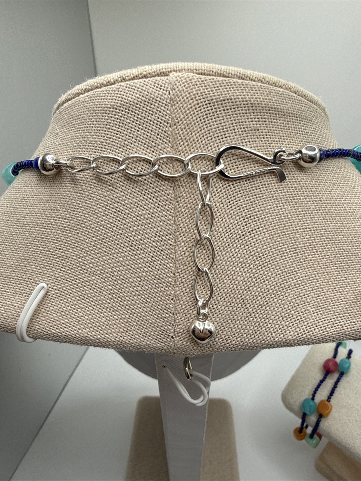 Jay King Natural Multi Gemstone Lapis Sterling Silver Necklace & Bracelet Set