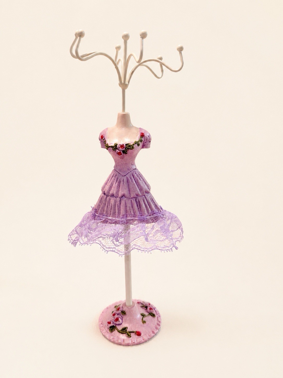 purple dress mannequin jewelry holder stand purple03
