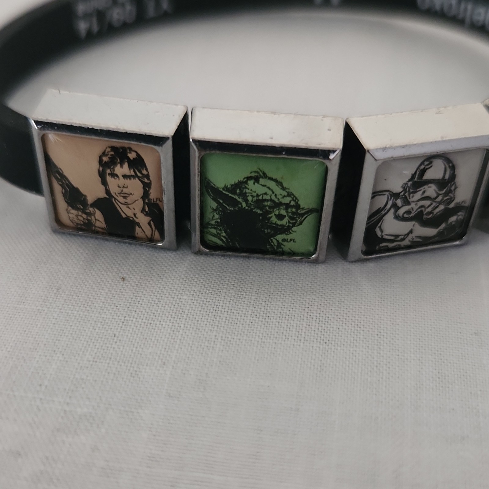 Roxo Star Wars Bangle Bracelet Black/Multicolor Size M Made in China