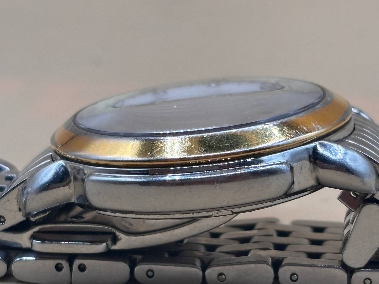 Michele Sydney MW30A Chronograph Mother Pearl Diamond Dial Quartz Watch R19 PH9