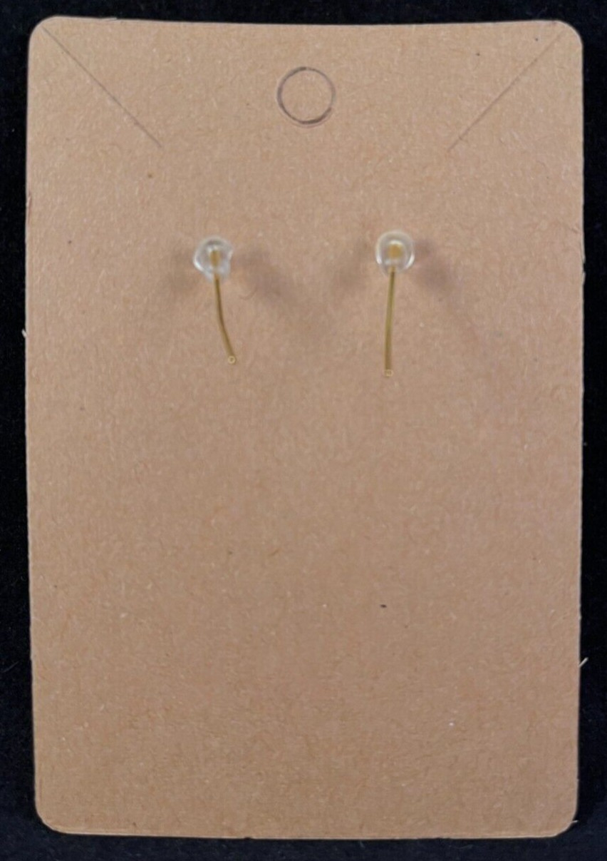 Red Four Petal Flower Earrings – Dangle – Gold Hook – Handmade – Valentine – E