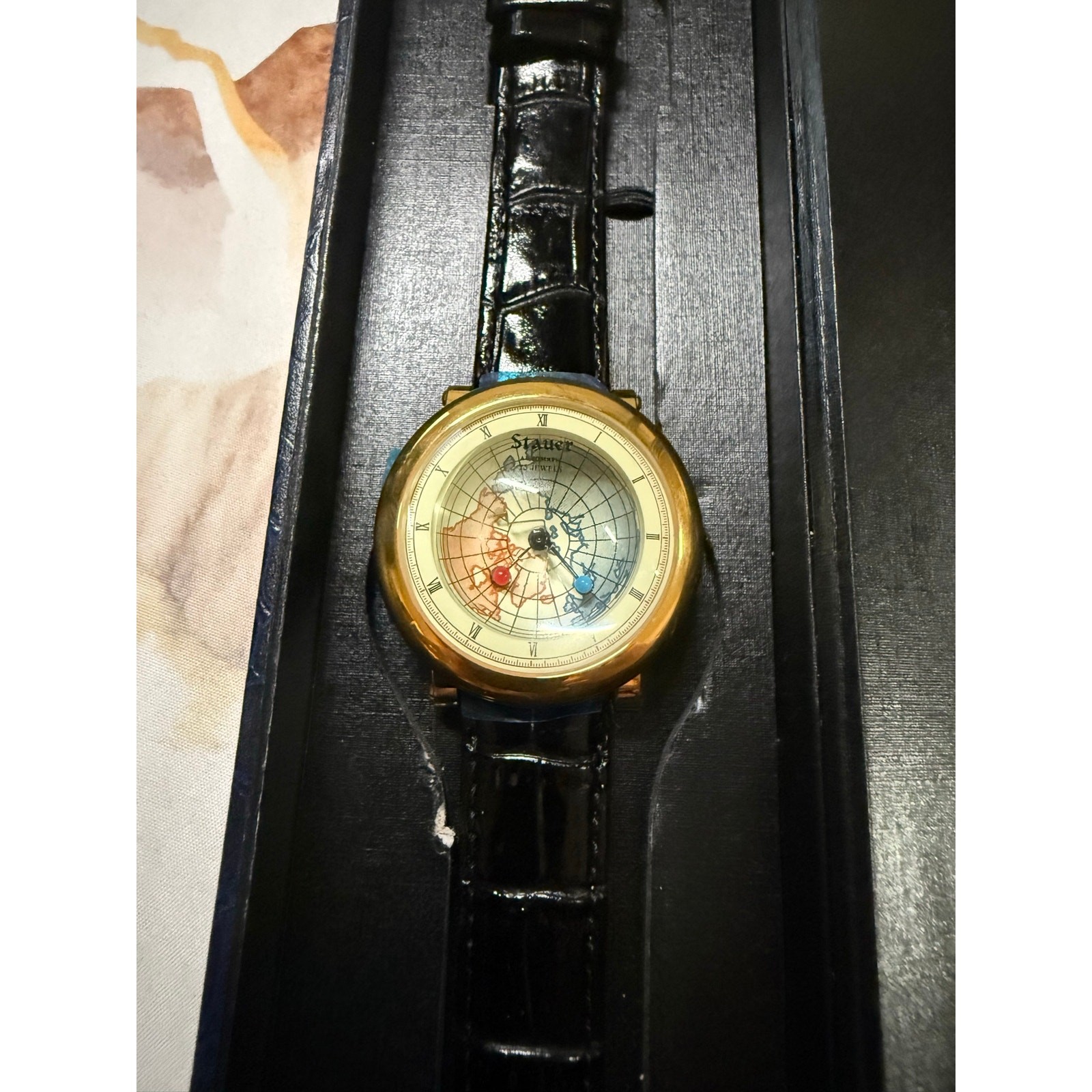 030. Stauer DuMonde Globe Watch