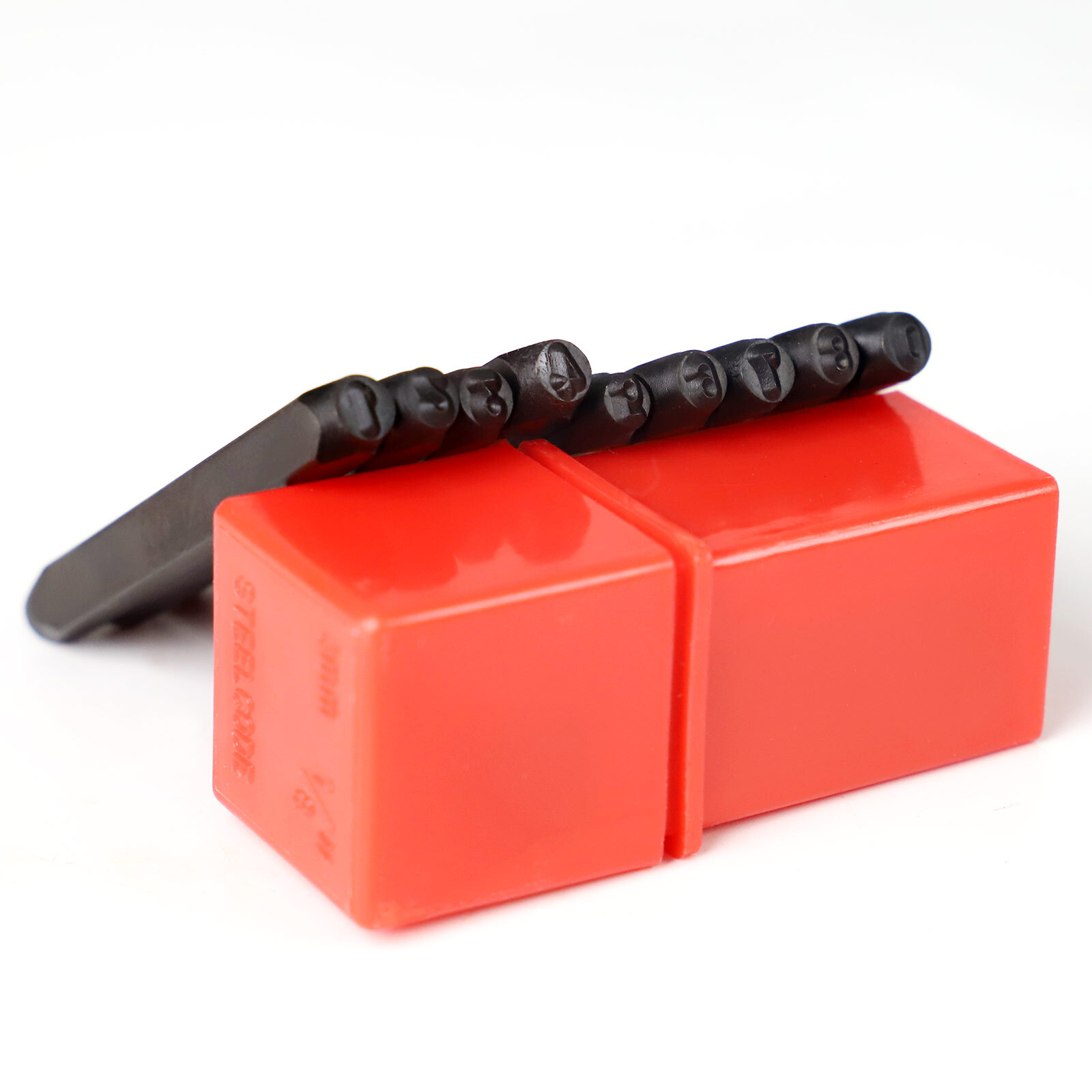 3mm 9pcs Number Stamp Set 1/8″ 0-9 Punch Press Tools Metal Plastic Wood Stamping