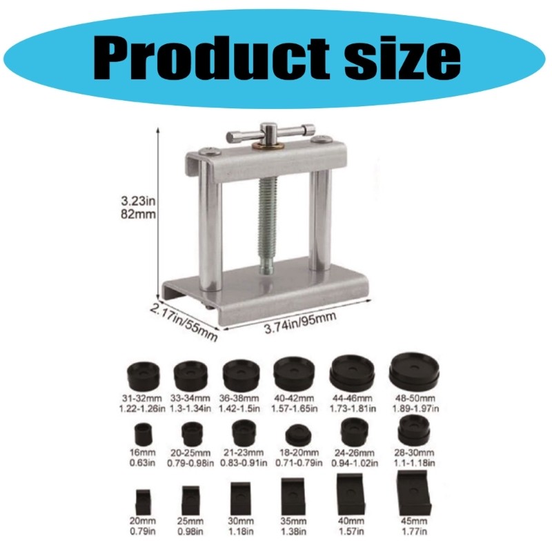 Ergonomic Watch Case Closing Device With Secure Grip For Beginner Technicians