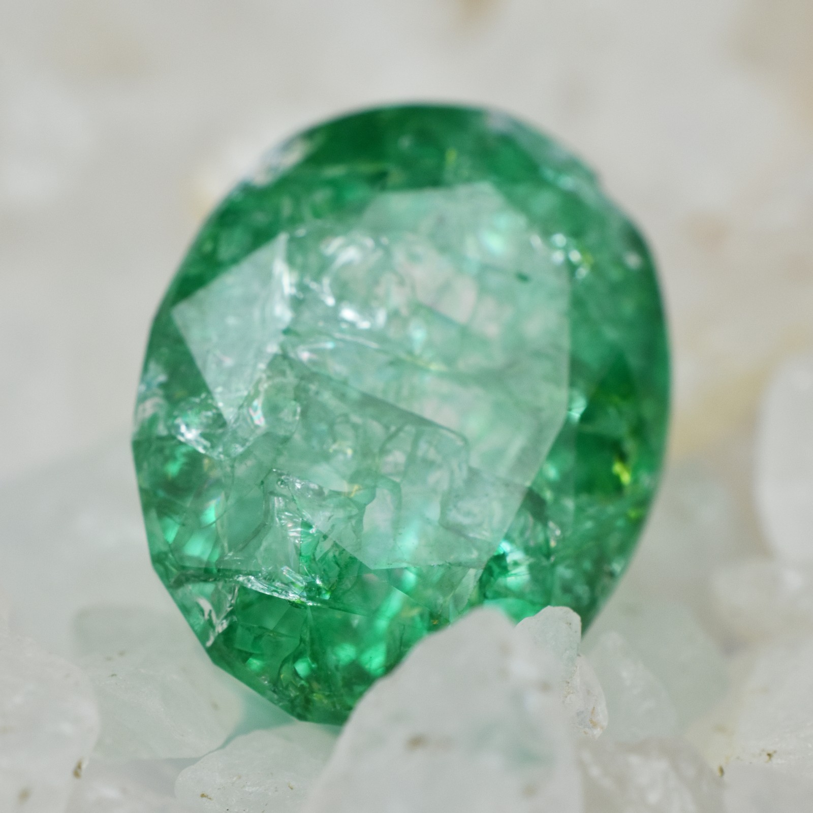 Quality Assured 13 Ct Natural Green Emerald AAA++Quality Enhanced Perfect Gems
