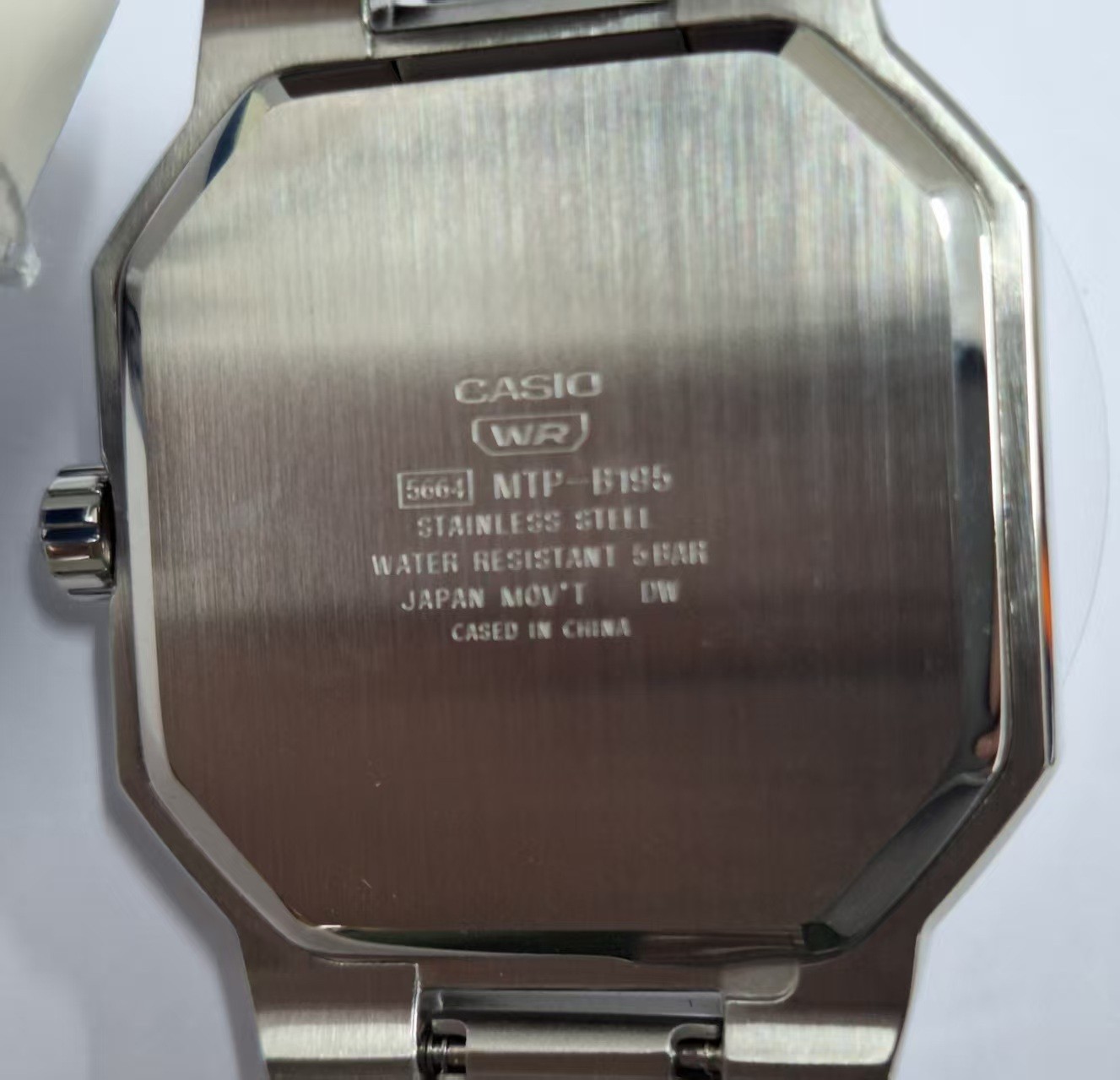 CASIO MTP‑B195 Series MTP-B195D-2A Blue Dial Analog 38 mm New Men’s Watch