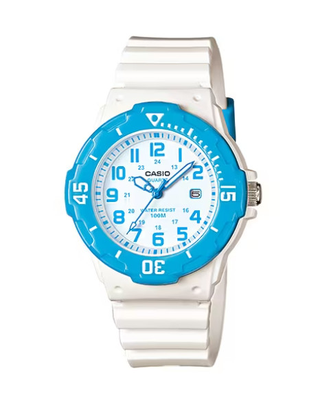 Casio General LRW-200H-2BV White Resin Band Women’s Analog Watch