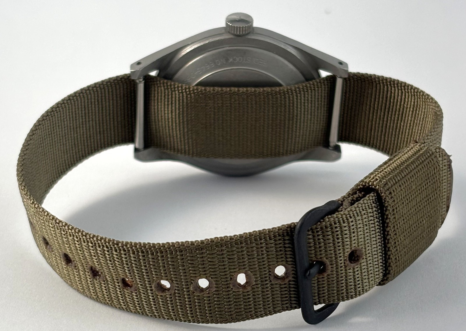 Vintage Benrus Stainless Steel GG-W-113 US Military Mens Watch Vietnam Dec 1970