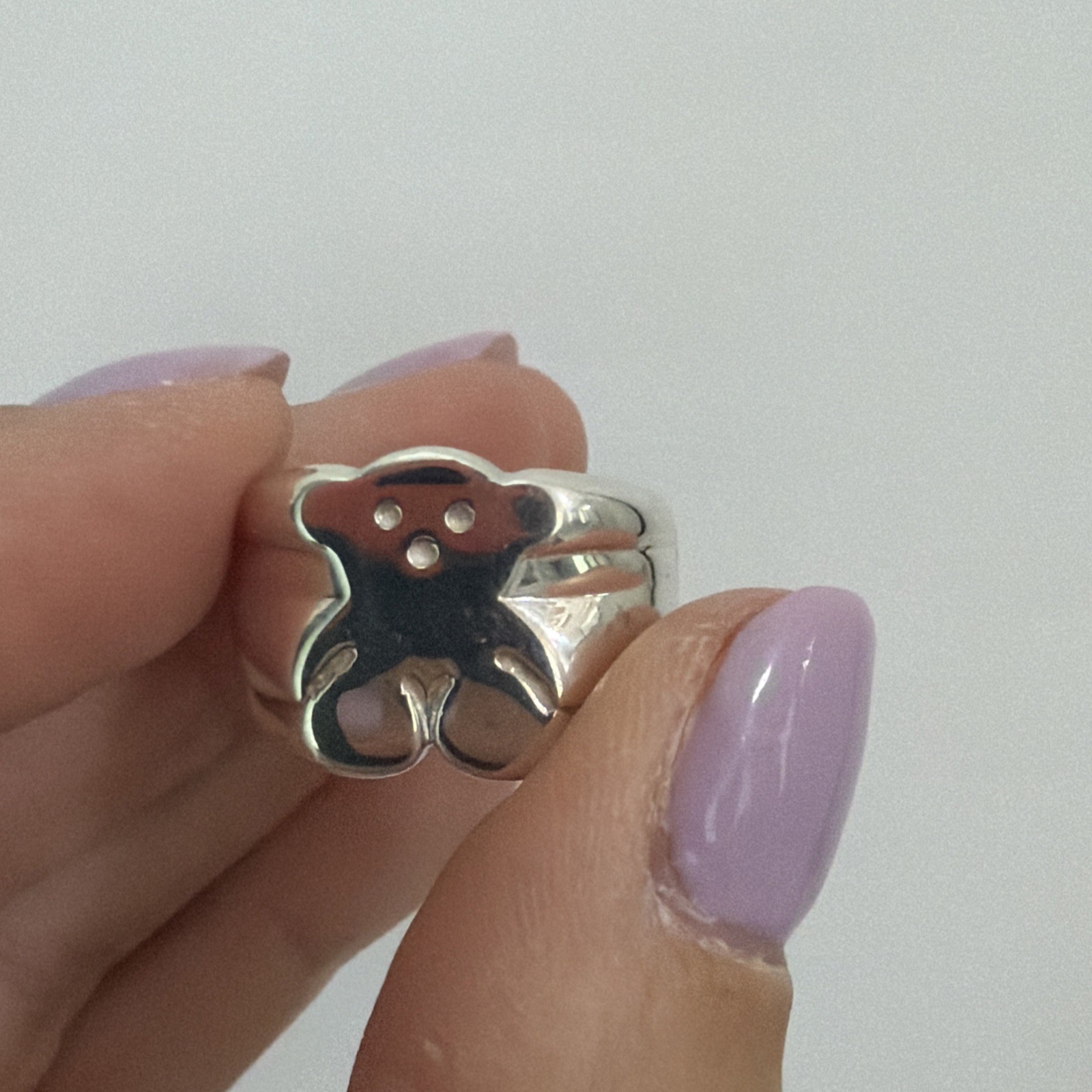 Tous Silver Ring Sz 7.75 RARE