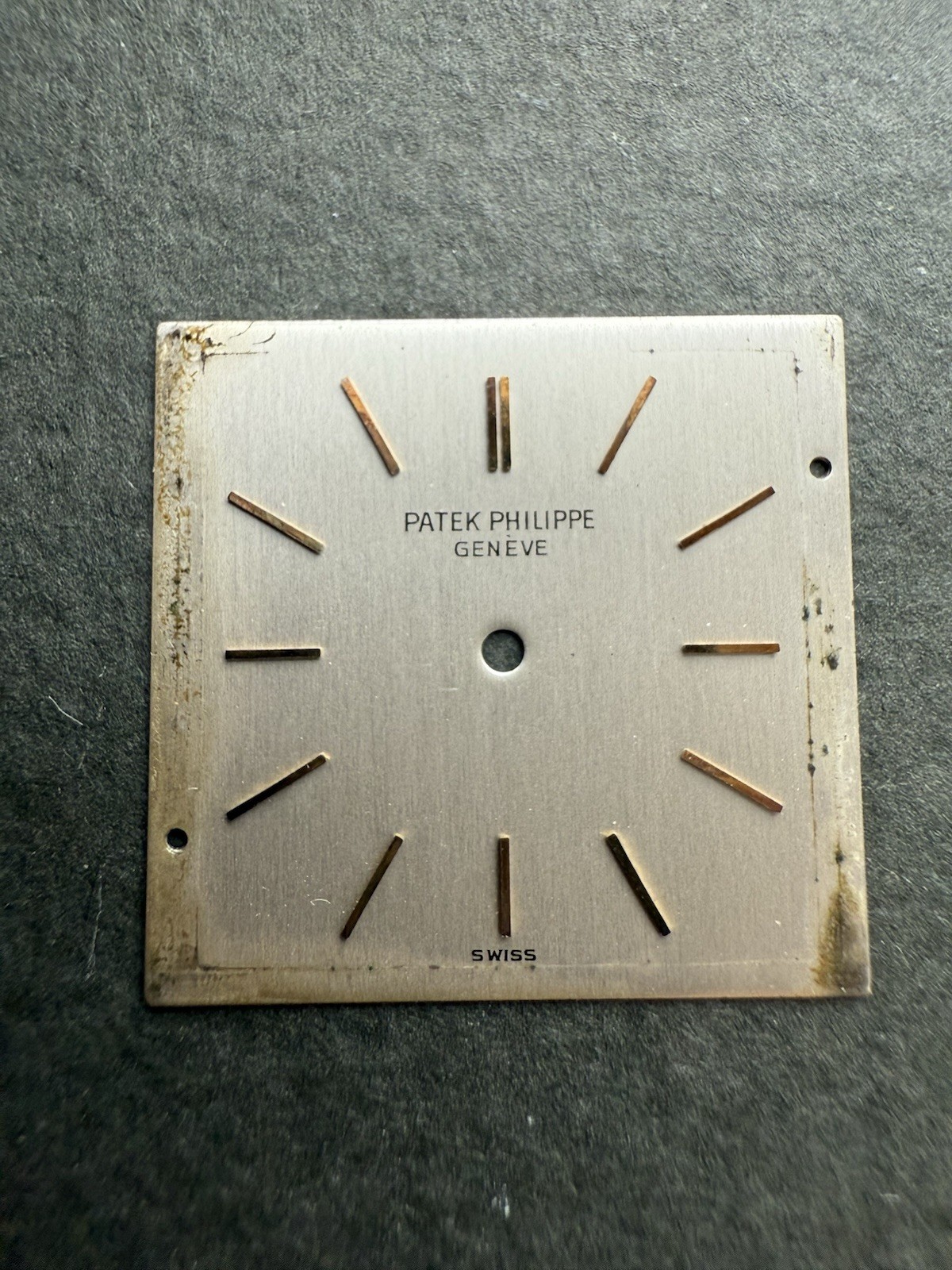 Genuine Patek Philippe 175 Dial And Hands Rose Gold Markers