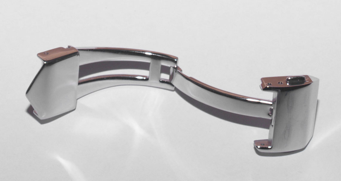 Stainless Steel 16 mm Deployment Clasp – to fit TAG Heuer models listed below