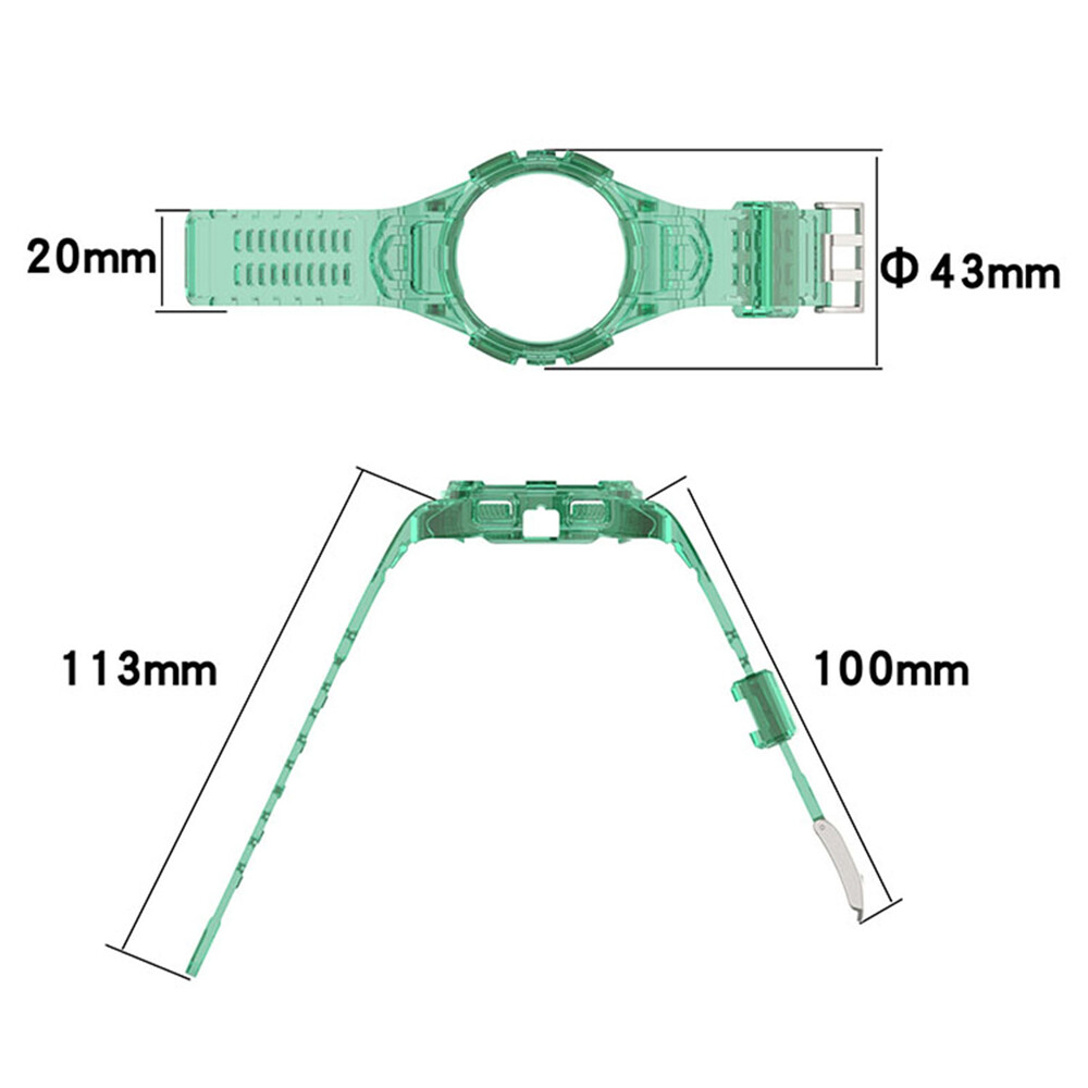 One Piece Watch Strap Watch Accessories Parts for Samsung Galaxy Watch FE 40mm