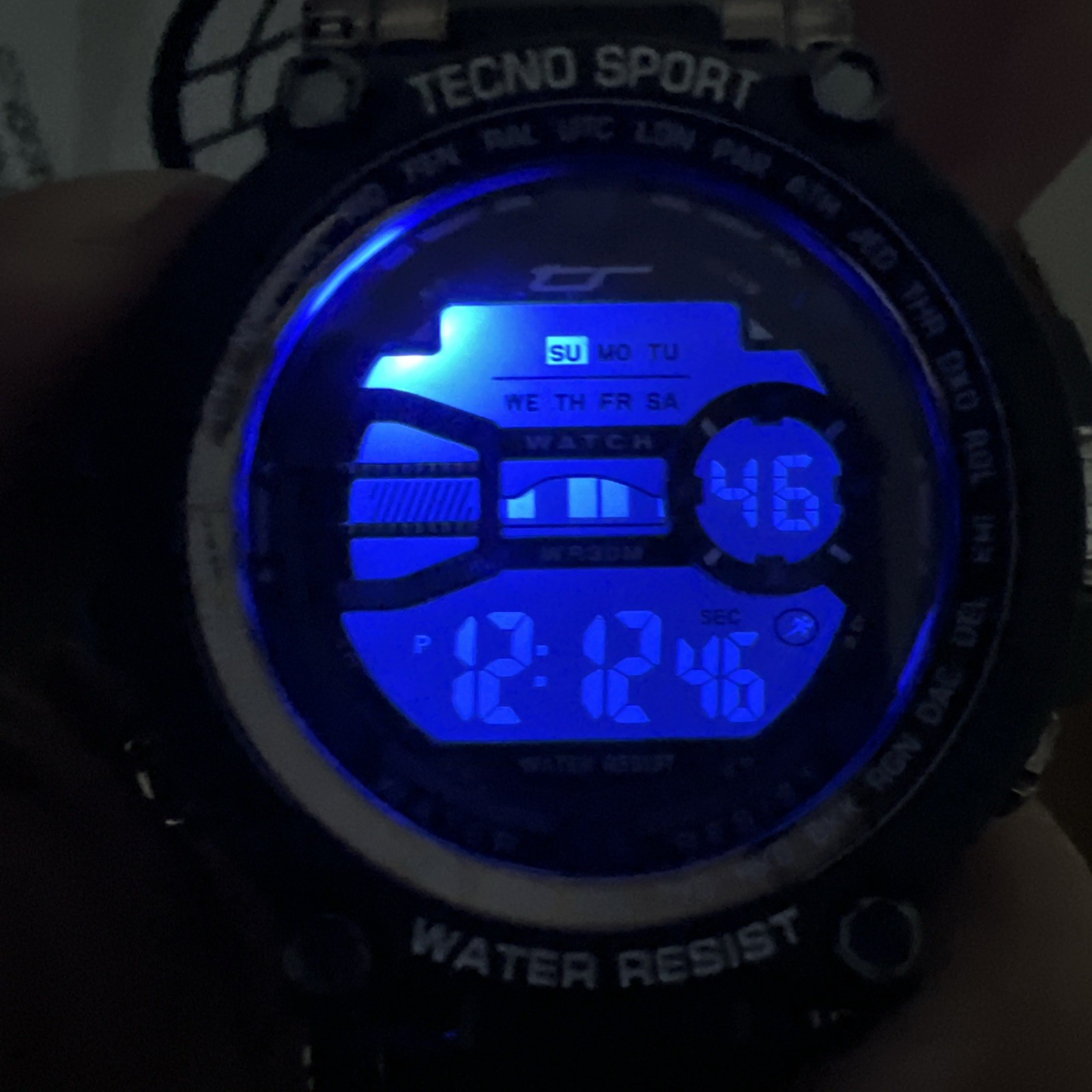 Men’s Digital Tecno🔥 Sports Watch Army Military Quartz Backlight Wristwatch🍺