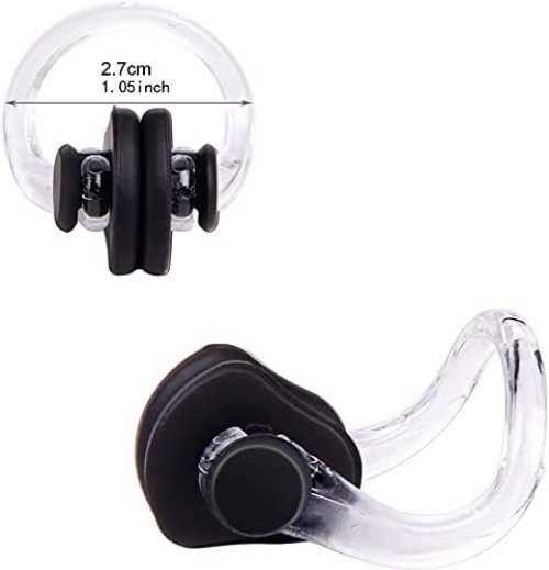 10Pcs Nose Clip for Swimming Nose Plugs for Kids and Adults Multi-Color