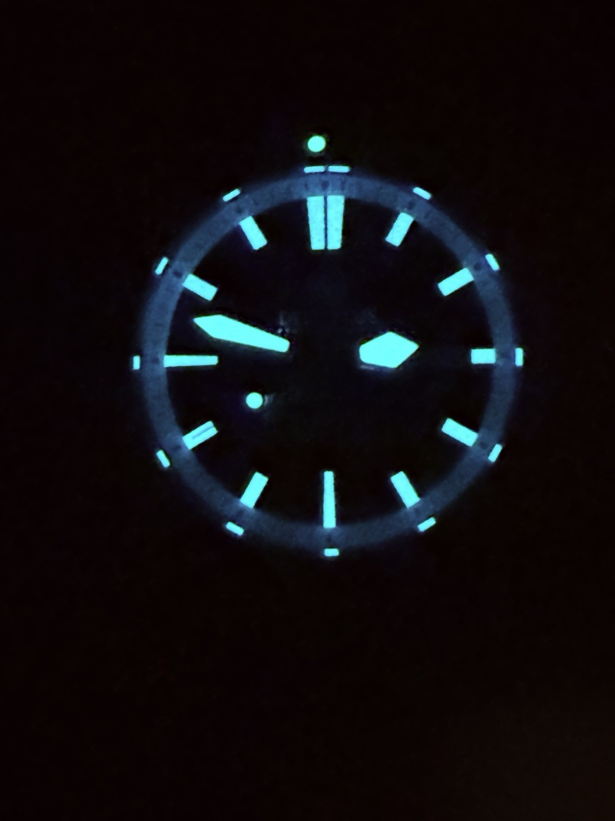 DEEP BLUE OCEAN MASTER 500 40MM SWISS AUTO DIVE WATCH/INNER RING STICK 🍊HANDS‼️