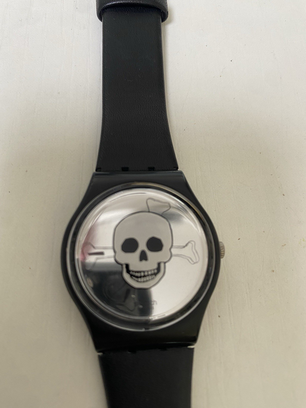 Swatch Watch “You Stop You Die” Limited Edition Number #17 Used