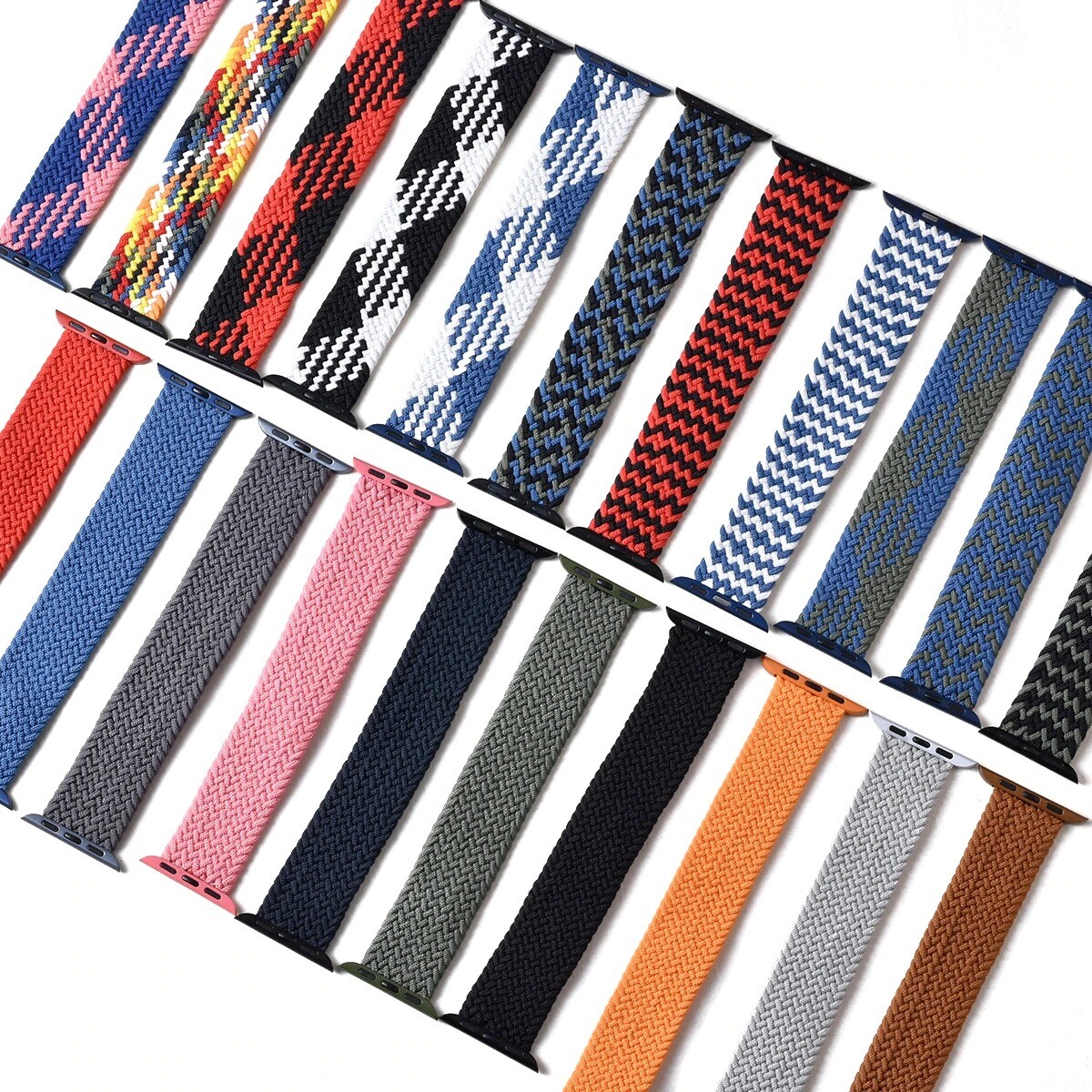 For Apple Iwatch Series 10 9 8 7 6 5 4 3 2 1 SE Nylon Braided Solo Loop Strap US